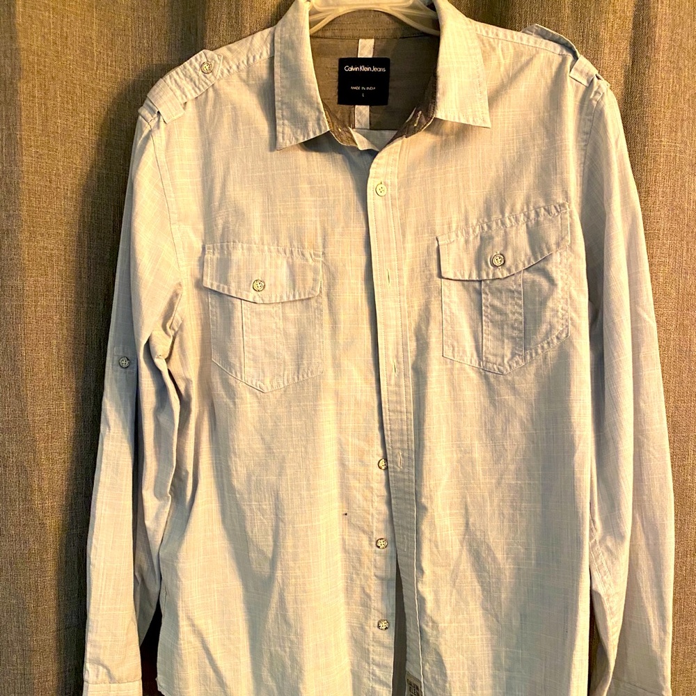 Calvin Klein collar shirt size L